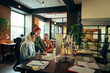 © Jacob Lund - Multicultural businesswomen working together in a coworking office