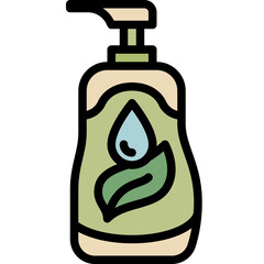 Sticker - lotion line filled icon