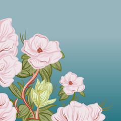  background with flowers