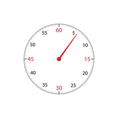 Poster - stopwatch digital timer clock face and watch, timer, countdown symbol.
