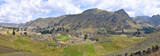 Panorama from the Chami Wayku viewpoint on the Rio Toach canyon in Ecuador