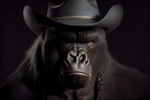 Gorilla In A Cowboy Hat, Generative Ai