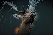 Elk Stock Photo, Wildlife Photography, Generative Ai