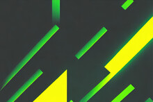 Abstract Background, Yellow, Green, Black - Generative AI
