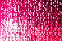  A Red And Pink Background With Squares Of Varying Sizes And Sizes Of Squares On It, With A White Background And A Black Background With A Red Border And White Border At The Bottom Right.