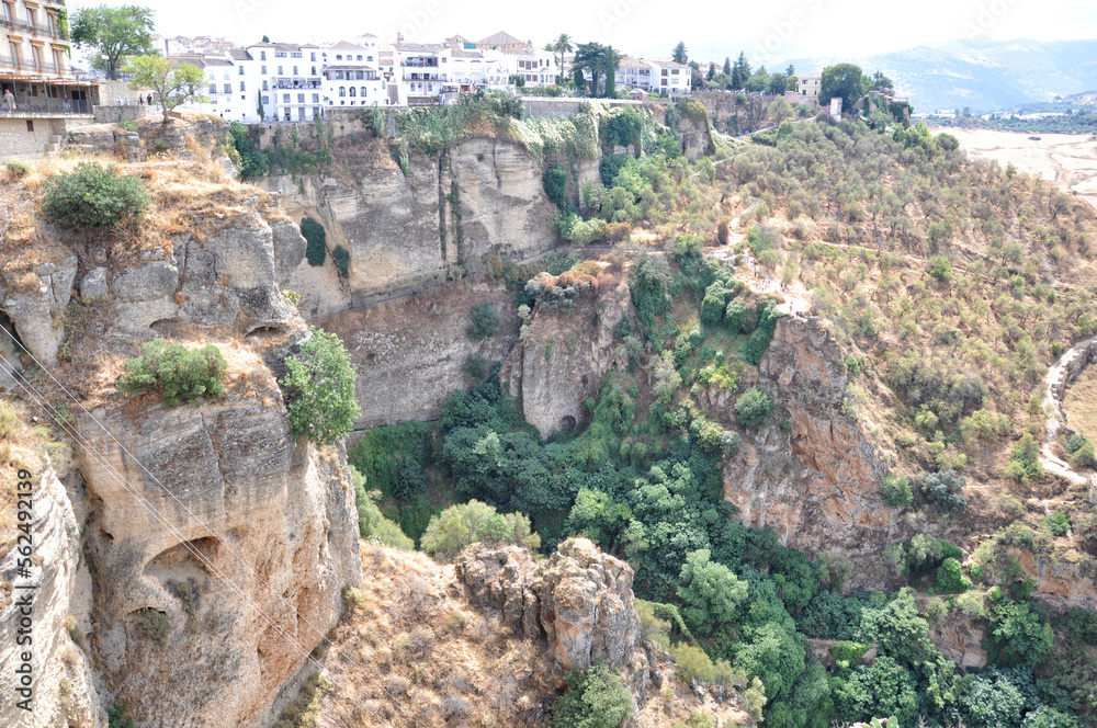 Ronda, Spain. Ronda with its impressive gorge is one of the most ...