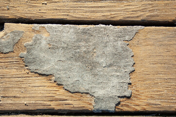  Close up of wooden roughed up planks
