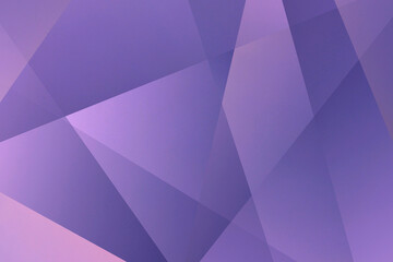 Light purple pink abstract background. Geometric shapes. Triangles, squares, lines, stripes. Gradient. Lilac color.
