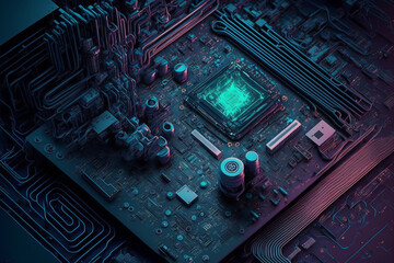 circuit board background