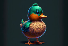 Cute Duckling Ai Generative