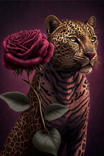 A Leopard And A Rose