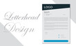 © dezinexel - Abstract Letterhead Design Template, letterhead template vector, printing design, minimalist style, Elegant letterhead template design in minimalist style