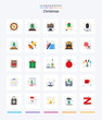 © Muhammad - Creative Christmas 25 Flat icon pack  Such As present. gift box. globe. gift. pancake