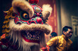 china lion dance