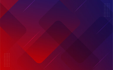 Wall Mural - abstract gradient blue red geometric background. Fluid shapes composition