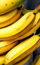 Bunch Of Bananas Created With Generative AI Technology Created With Generative AI Technology