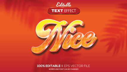 Poster - 3D editable text effect nice theme