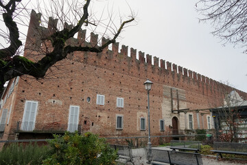 Wall Mural - Belgioioso castello borgo caratteristico Italia