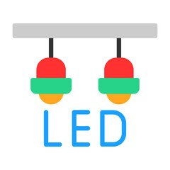 Poster - Led Lamp Icon