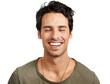 © peopleimages.com - A young man wearing a casual shirt Isolated on a PNG background.