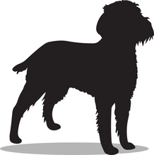 Schnoodle Silhouette, Cute Schnoodle Vector Silhouette, Cute Schnoodle Cartoon Silhouette, Schnoodle Vector Silhouette, Schnoodle Icon Silhouette, Schnoodle Silhouette Illustration, Schnoodle Vector
