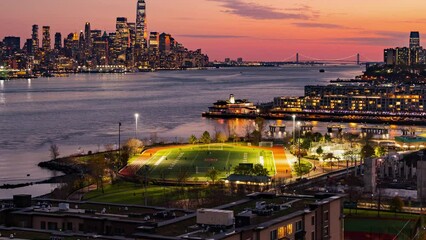 Wall Mural - New York City timelapsing