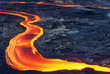 © Cavan Images - Lava river flowing from the Kilauea Volcano.
