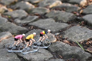 Wall Mural - Mur de Grammont Geraardsbergen cyclime pavés classique cycliste velo maillot jaune rose champion Belgique tour Flandres