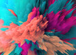 Beautiful Colorful Explosion: A Stunning Smoke Texture for Your Designs | Colorful Explosion | Explosion| Colorful | High Quality