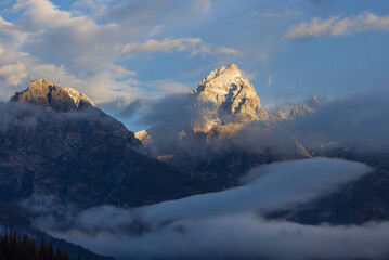 Sticker - Scenic Landscpae in Grand Teton National Park in Autumn