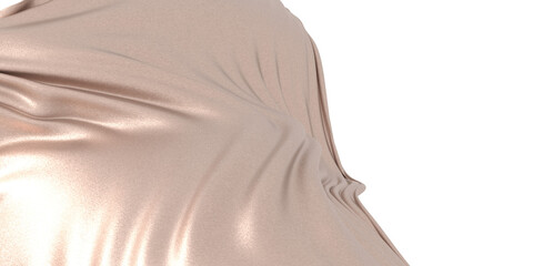 Poster - gold cloth, luxury smooth golden background, wave - png transparent