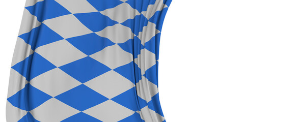 Wall Mural - bavaria flag oktoberfest blue and white