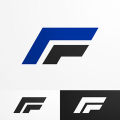 Aufkleber - modern logo template with futuristic concept, simple, clean and elegant with vector EPS format.