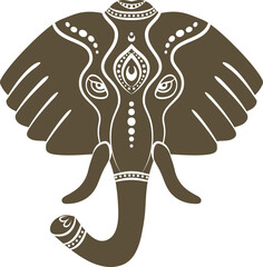 Elephant head icon