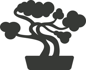 Poster - Bonsai silhouette