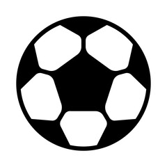 Wall Mural - Soccer ball icon. football simple symbol for apps and websites with transparent background PNG