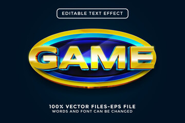Poster - Game Editable Text Effect