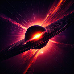 Wall Mural - Deep Space journey - By Generative AI