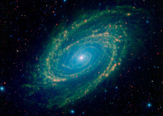 Wall Mural - new spitzer deep space telescope images. elements of this image furnished by nasa.