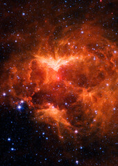 Wall Mural - new spitzer deep space telescope images. elements of this image furnished by nasa.
