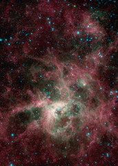 Wall Mural - new spitzer deep space telescope images. elements of this image furnished by nasa.