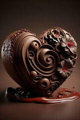 Wall Mural - Abstract Valentine Chocolate