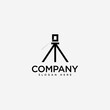 land surveying logo icon and vector