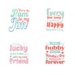© Nipun Kundu - Valentine Day typography design set