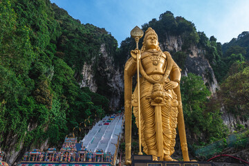 batu caves, a mogote at kuala lumpur, malaysia