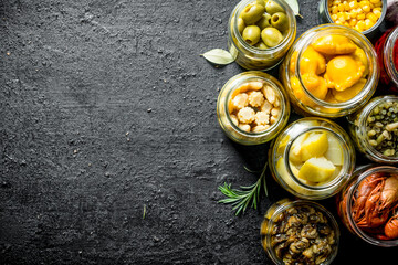 Poster - Homemade pickled food.