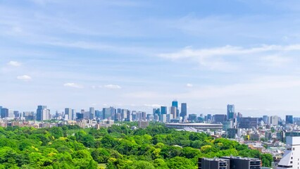 Wall Mural - 春の東京　都市風景　タイムラプス 2022