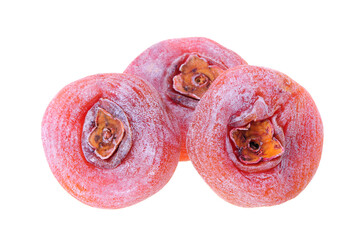 Poster - dried persimmon on white background 