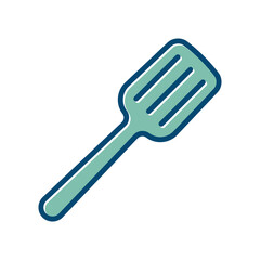 Wall Mural - spatula icon vector design template in white background