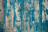 Fototapeta  - Old blue wooden background